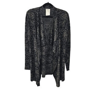 Marc Cain Womens Waterfall Open Front Wool Cardigan Size NO. 4 US 10